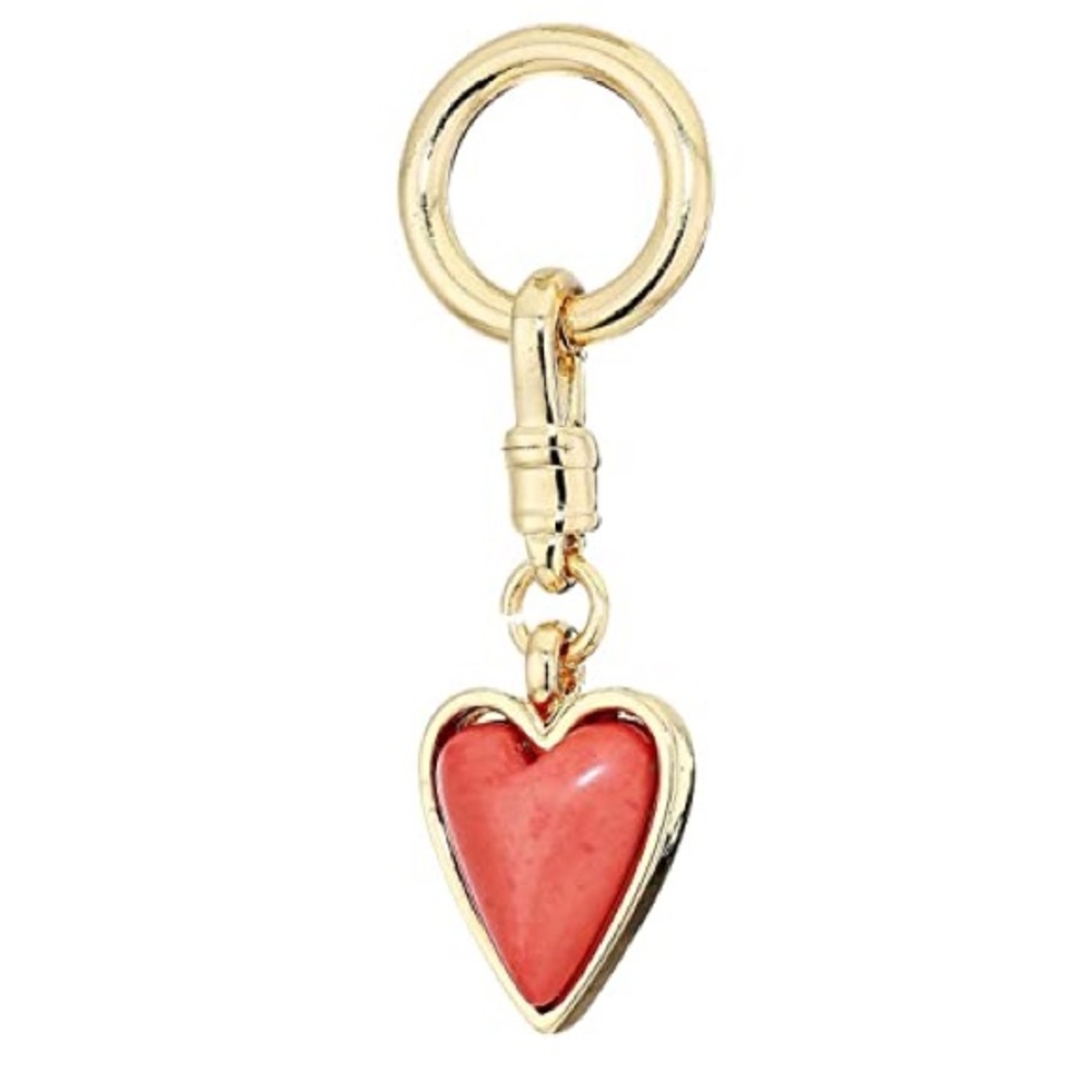 NWT BCBGeneration Cabochon Heart Drop Earrings - Picture 3 of 14